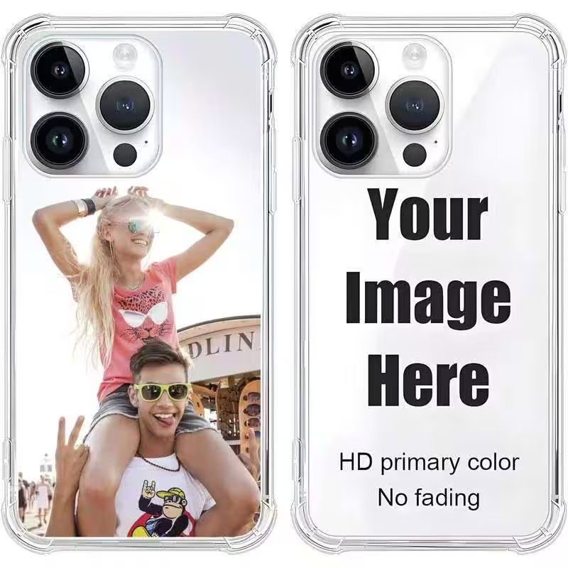 Phone Cases Custom - Transparent DIY Photo Customized Phone Case