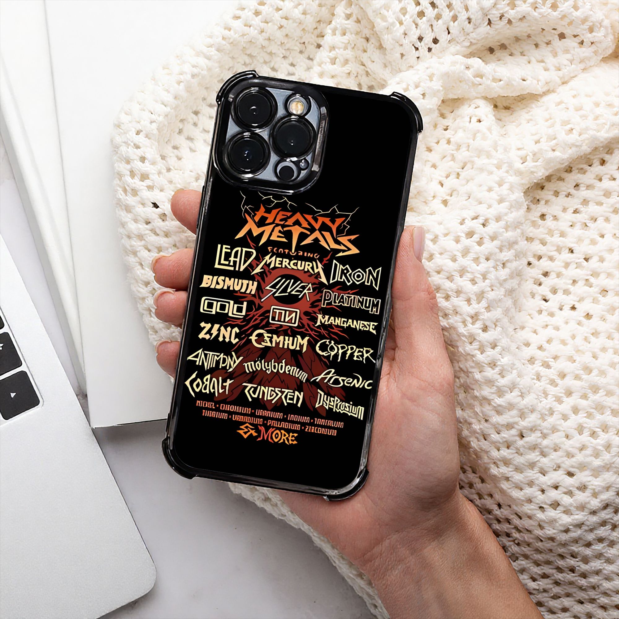 Phone Cases Metal - Parody Phone Case Heavy Metal Electroplating