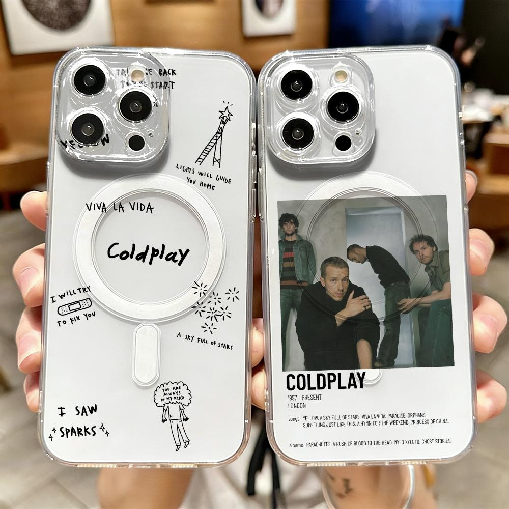 Phone Cases Transparent - C-Coldplay Rapper Cool Phone Case For