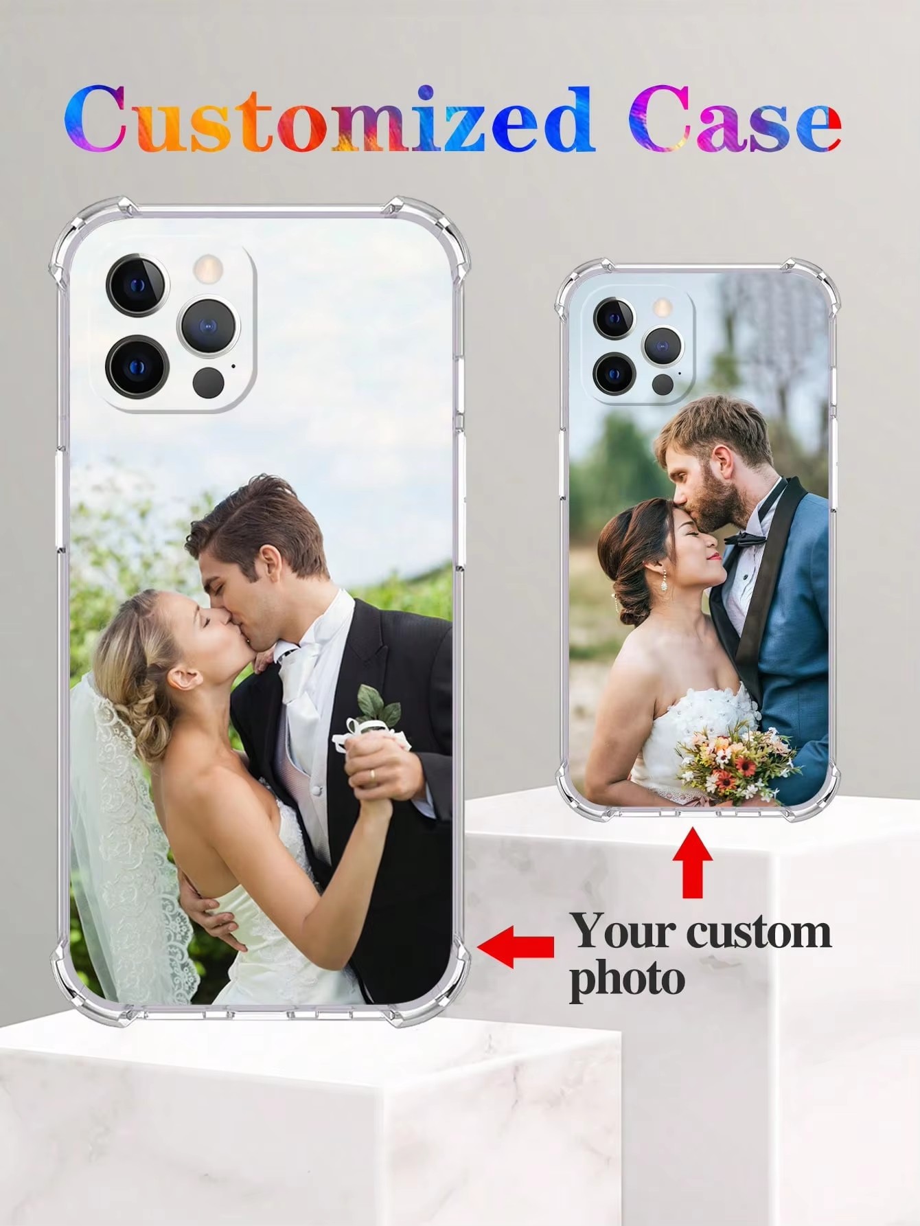 Phone Cases Custom - Clear Shockproof Cover For iPhone 18