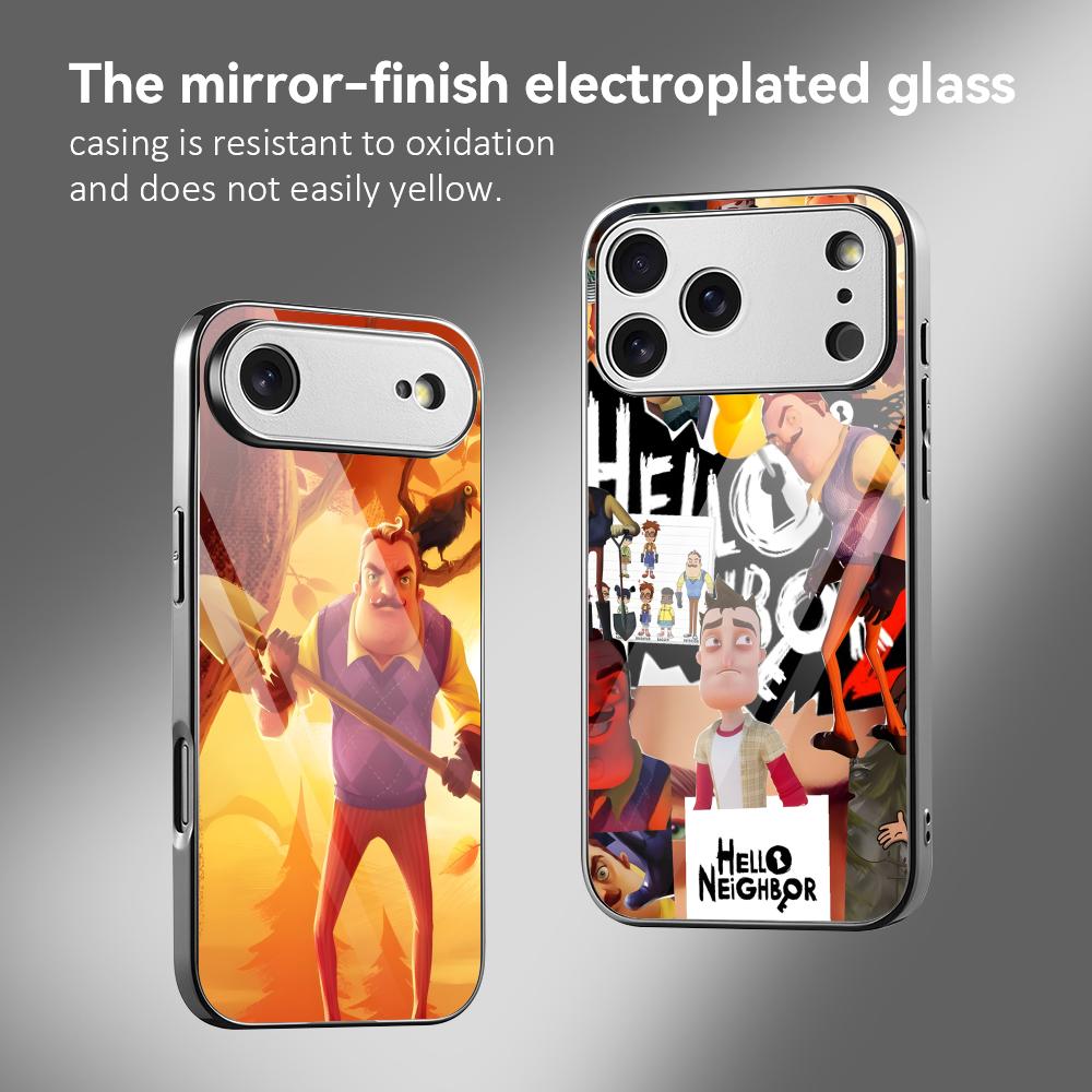 Phone Cases Metal - Game H-Hello Neighbor Phone Case For