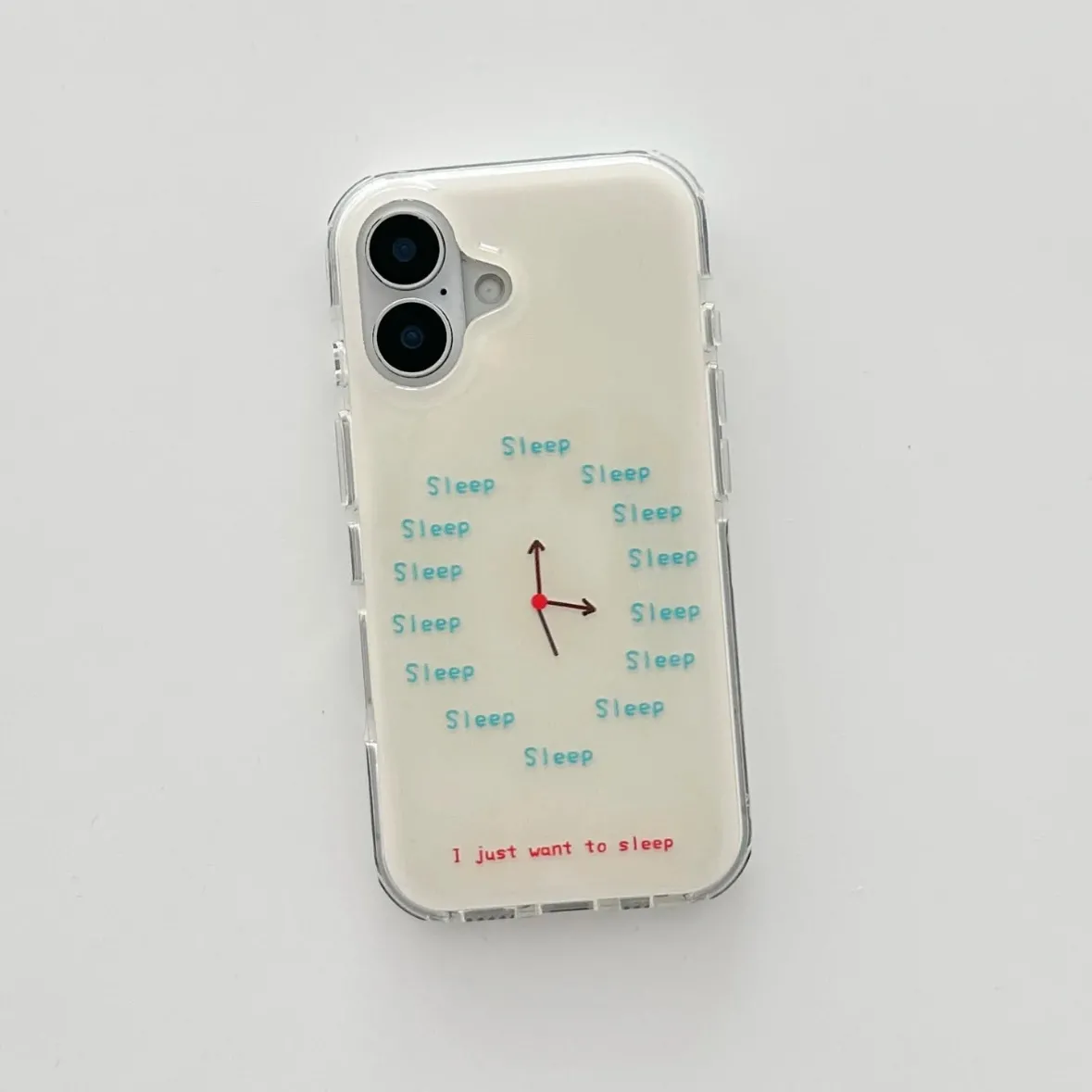 Phone Cases Custom - Ins Wind Creative Sleep Clock Personalized