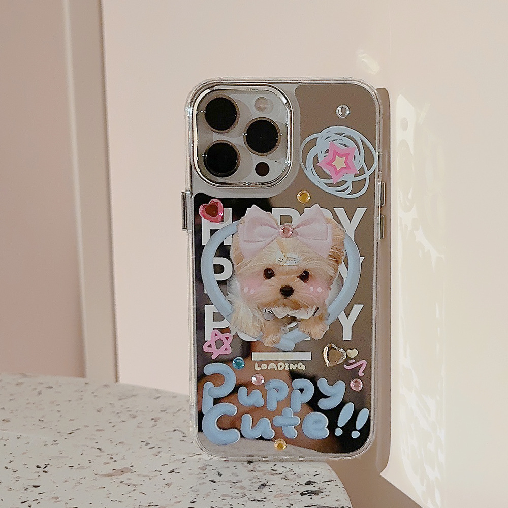 Phone Cases Diy - Cute Cartoon Puppy DIY Diamond Plating