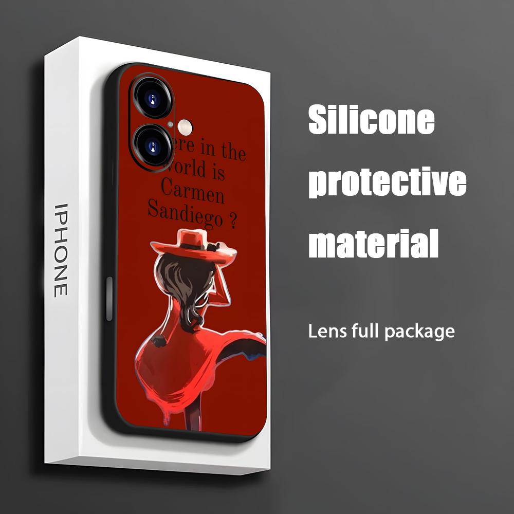 Phone Cases Unique - Hot Carmen Sandiego Cartoon Phone Case