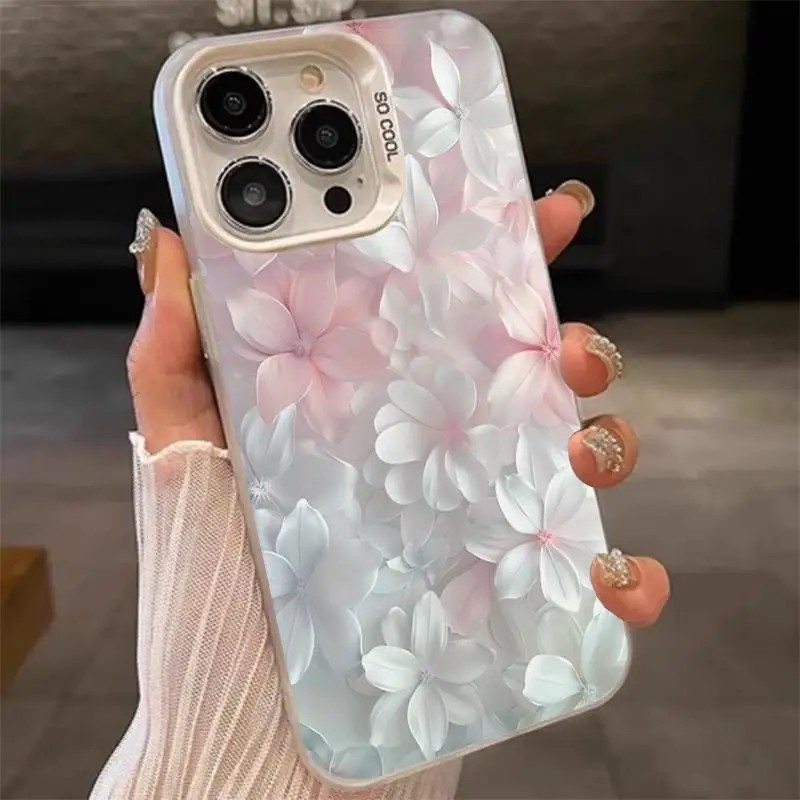 Phone Cases Unique - Pink Flower Case for iPhone 15Pro