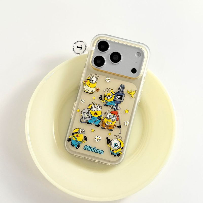 Phone Cases Hard - Cute Cartoon Minions Phone Case For