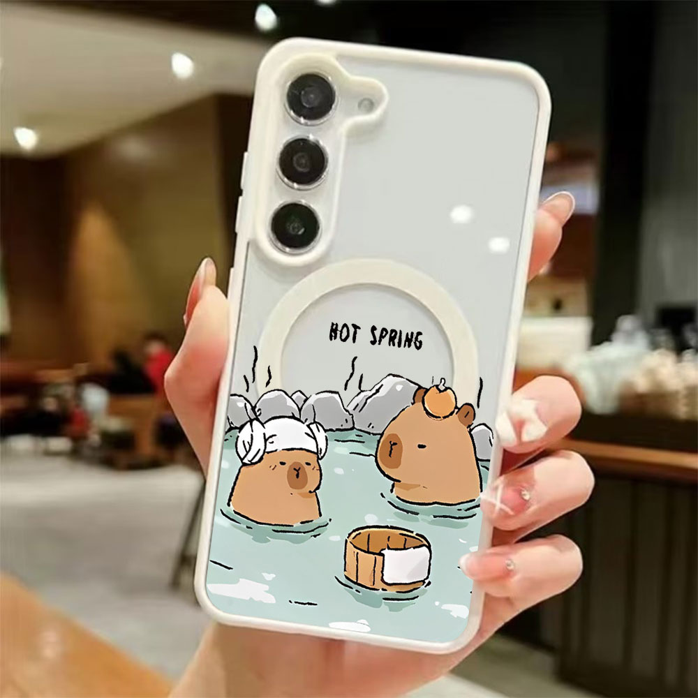 Phone Cases Transparent - Color Transparent Magnetic Phone Case For