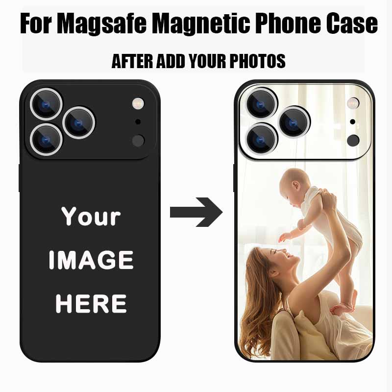 Phone Cases Custom - Magnetic Personalized Customized Photo Phone Case