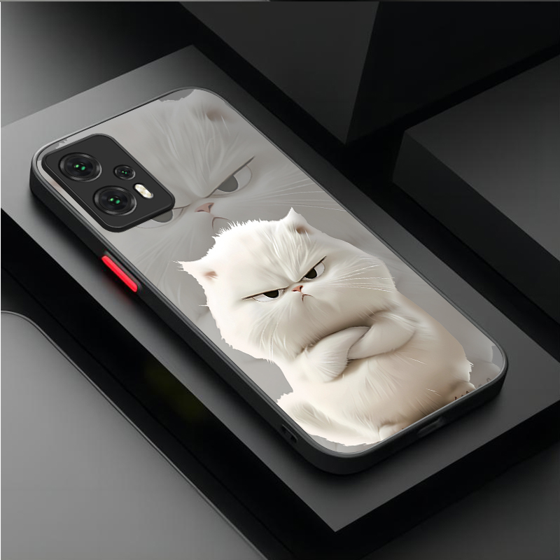 Cartoon Angry Cat Couple Style - огляд і ціна Phone Cases Hard