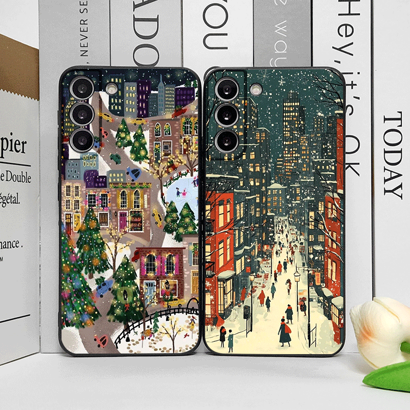 Christmas Snow Street Shop Win - огляд і ціна Phone Cases Oneplus