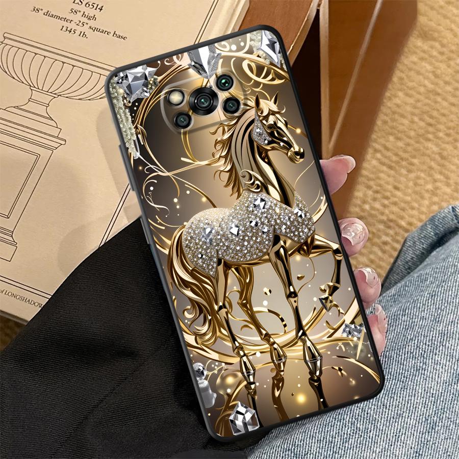 Golden Horse Funda Phone Cover - огляд і ціна Phone Cases Horse