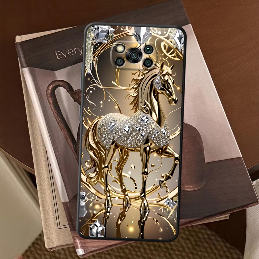 Golden Horse Funda Phone Cover - огляд і ціна Phone Cases Horse