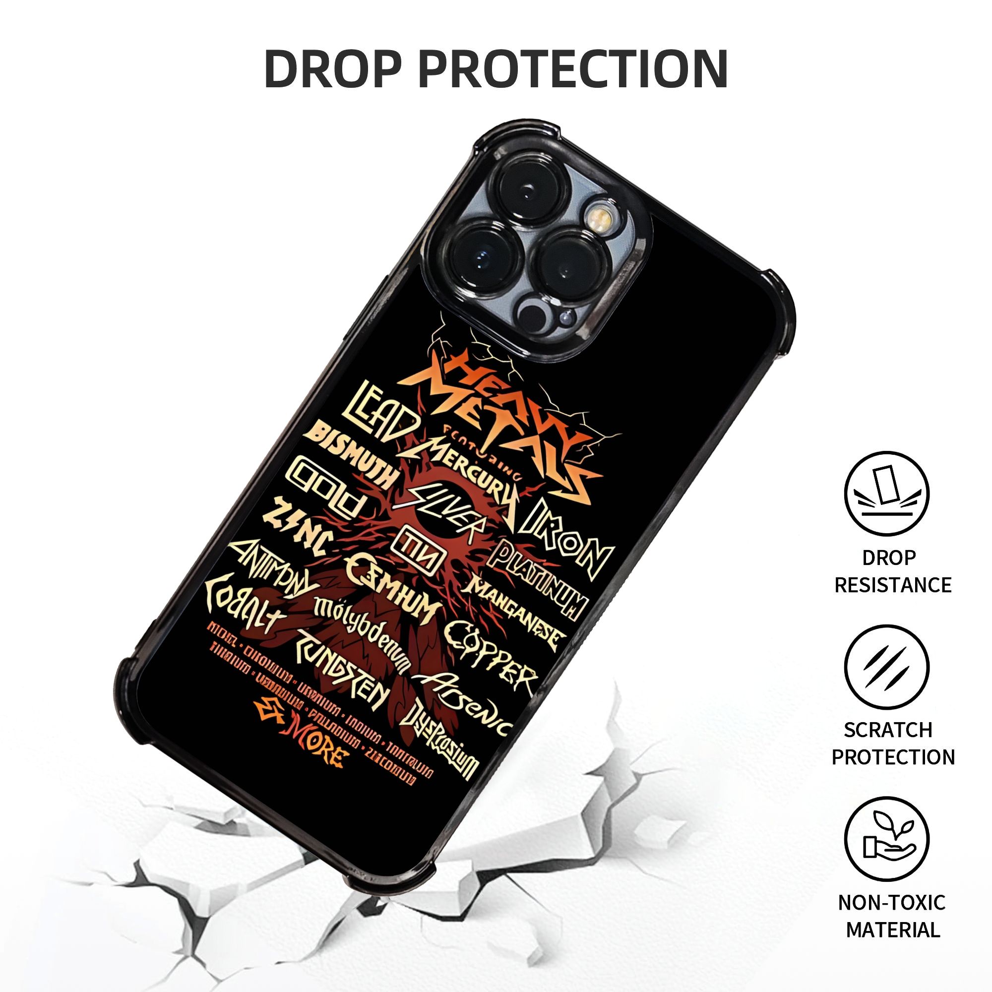 Parody Phone Case Heavy Metal  - огляд і ціна Phone Cases Metal