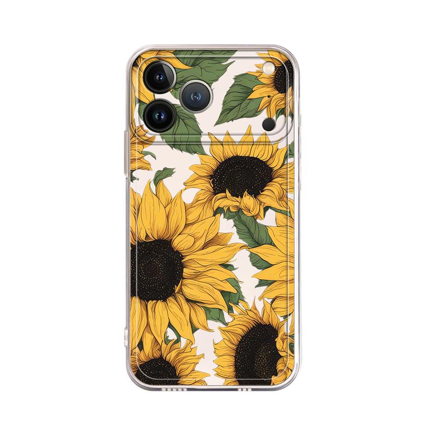 Cute Sunflower Pattern Case fo - огляд і ціна Phone Cases Transparent