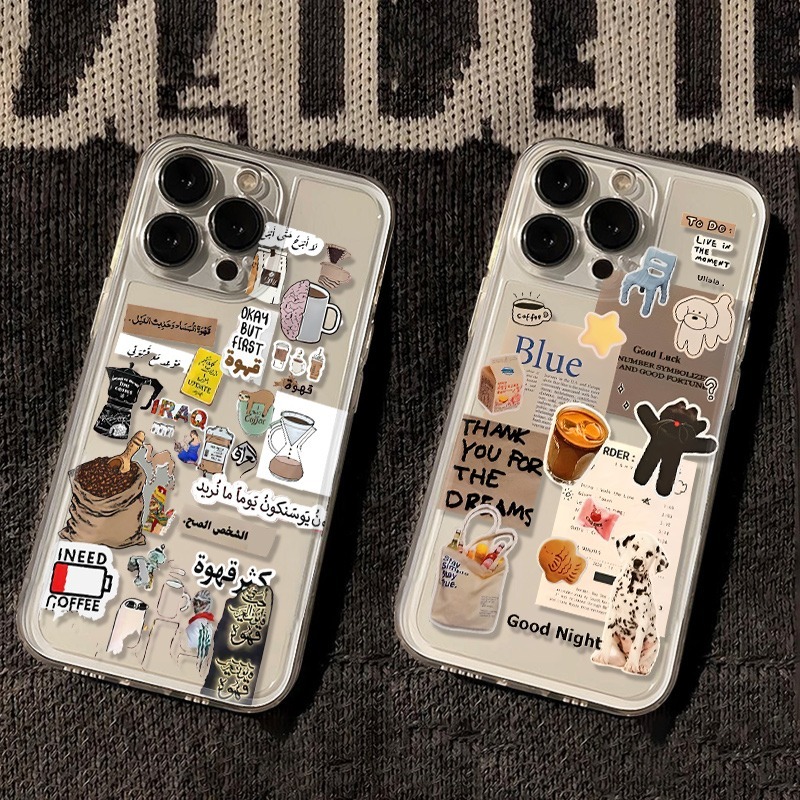 I Love Coffee Pattern Phone Ca - огляд і ціна Phone Cases Transparent