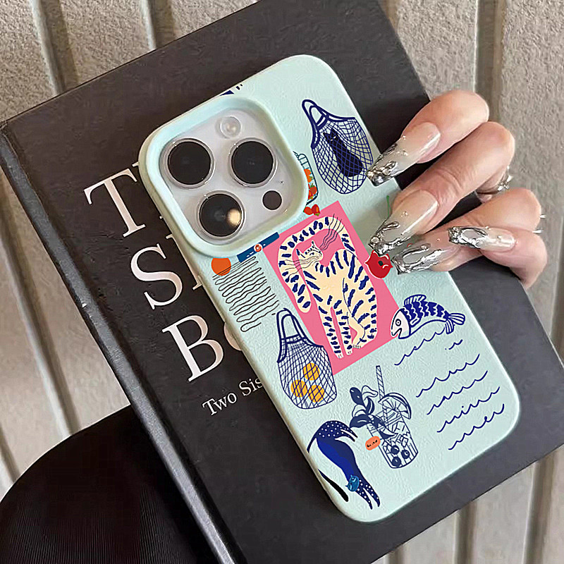 Cute Cherry Cat Print Phone Ca - огляд і ціна Phone Cases Unique