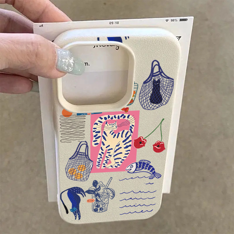 Cute Cherry Cat Print Phone Ca - огляд і ціна Phone Cases Unique