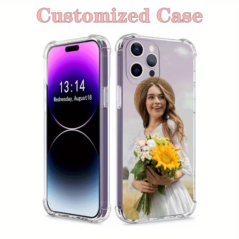 Clear Shockproof Cover For iPh - огляд і ціна Phone Cases Custom