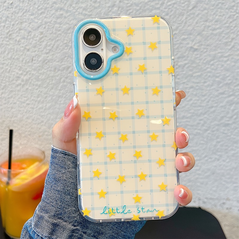 Yellow Star Checkered Pattern  - огляд і ціна Phone Cases Unique