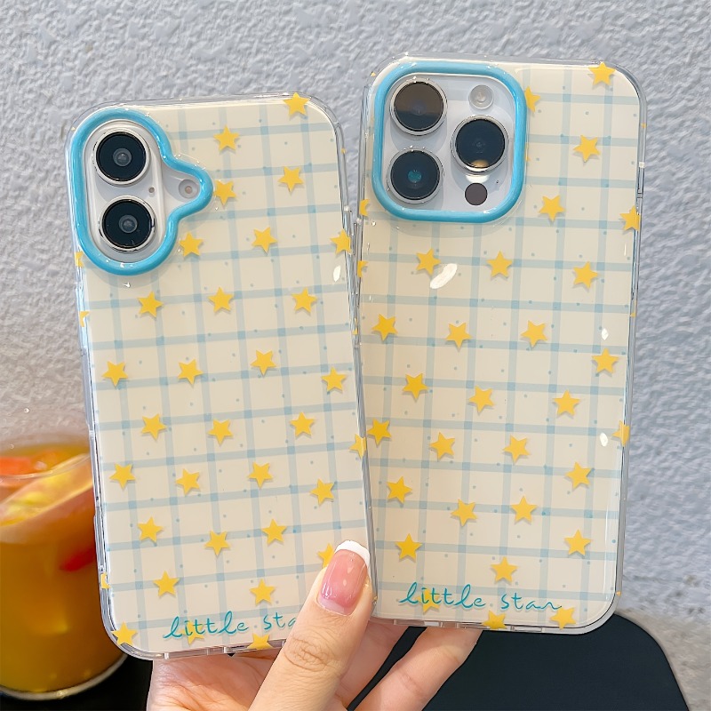 Yellow Star Checkered Pattern  - огляд і ціна Phone Cases Unique