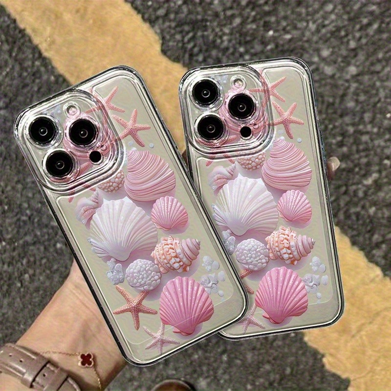 Trendy Pink Seashell Phone Cas - огляд і ціна Phone Cases Transparent