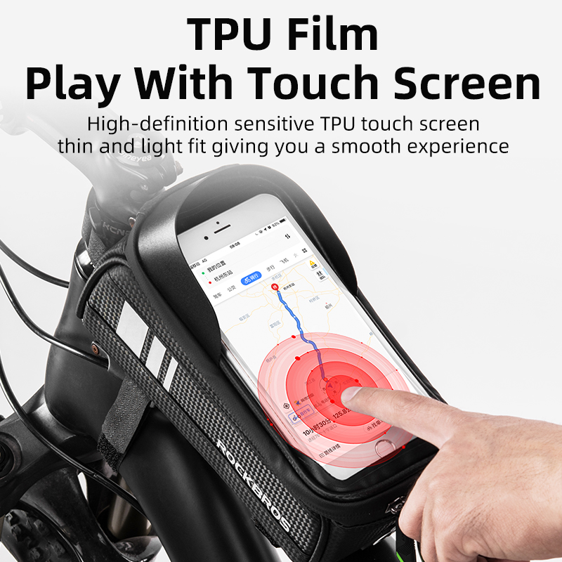 ROCKBROS Bicycle Bag 6.0 Inch  - огляд і ціна Phone Cases Under $20