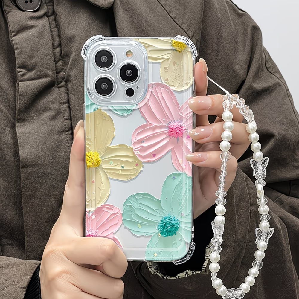 Colorful Flower Clear TPU 4-Co - огляд і ціна Phone Cases Transparent