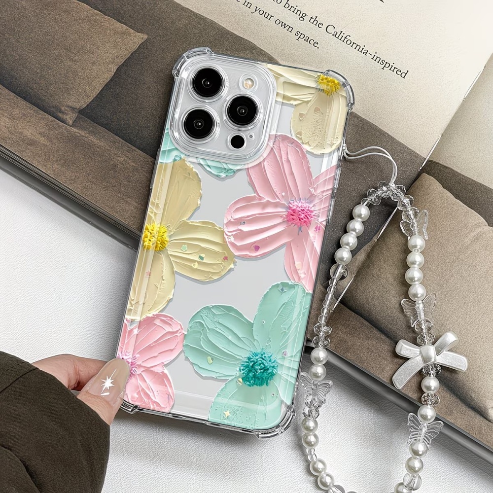 Colorful Flower Clear TPU 4-Co - огляд і ціна Phone Cases Transparent