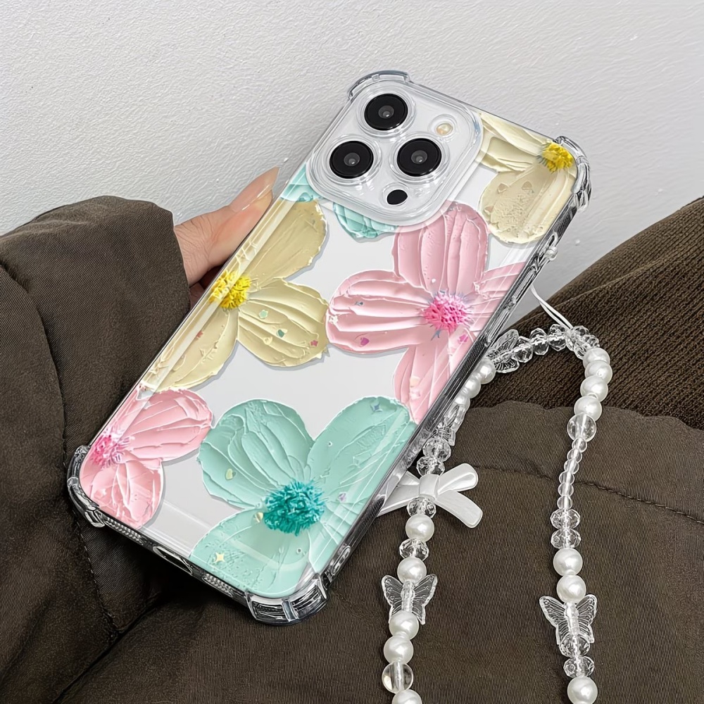 Colorful Flower Clear TPU 4-Co - огляд і ціна Phone Cases Transparent