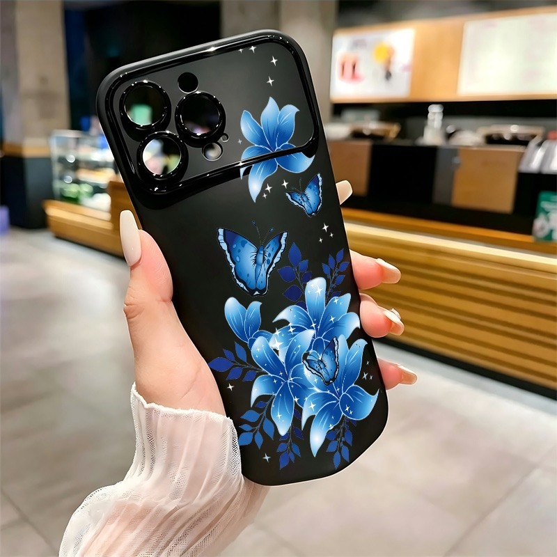 Blue Butterfly Floral Print Ph - огляд і ціна Phone Cases Unique