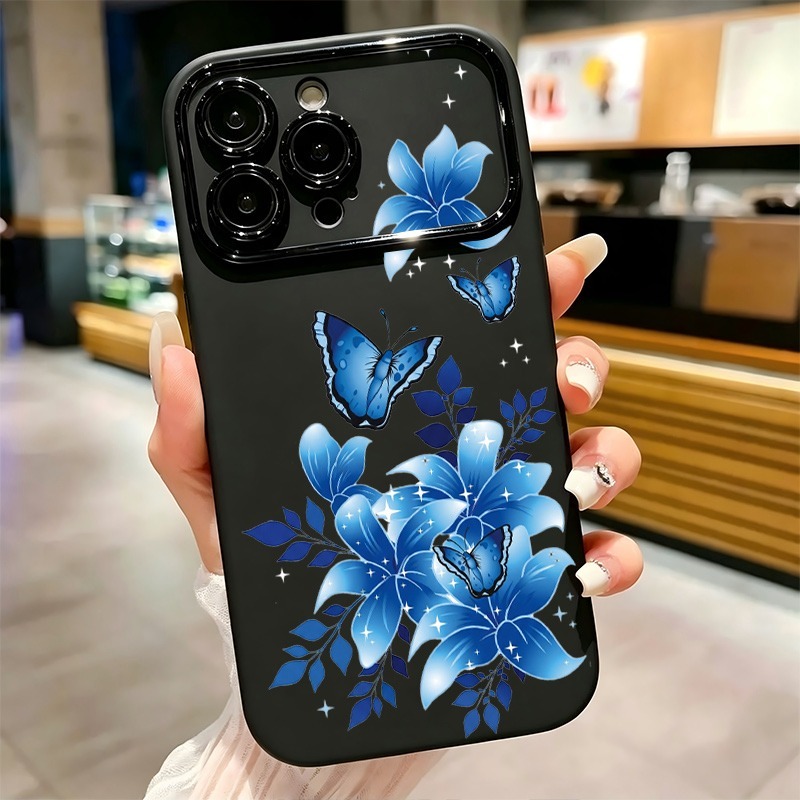 Blue Butterfly Floral Print Ph - огляд і ціна Phone Cases Unique