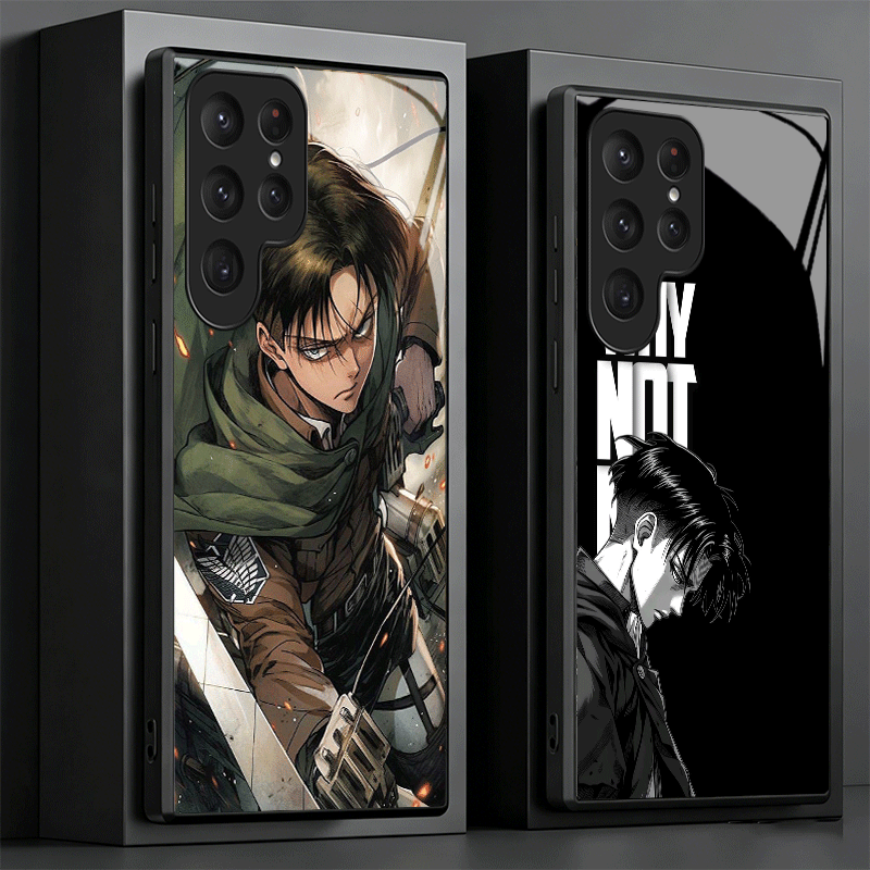 A-Attack On T-Titan Levi Glass - огляд і ціна Phone Cases On Shein
