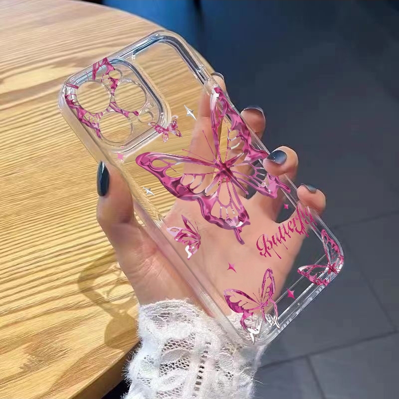 Y2K Glitter Butterfly Phone Ca - огляд і ціна Phone Cases Transparent