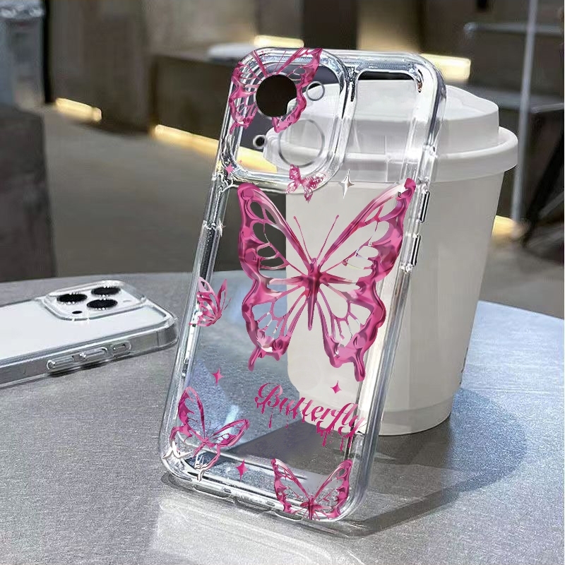 Y2K Glitter Butterfly Phone Ca - огляд і ціна Phone Cases Transparent